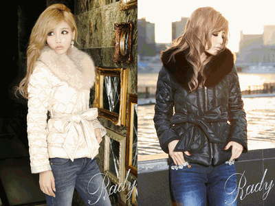 Rady 通販 フォックスキルティングショートダウンコート